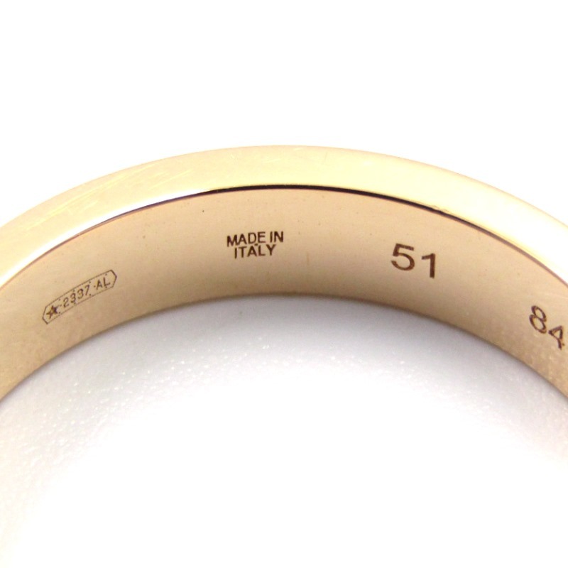 美品 BVLGARI ブルガリ ビーゼロワン エッセンシャルバンド リング 360331 #51 B ZERO-1 ピンクゴールド Au750 K18PG 11号 50017437_画像4