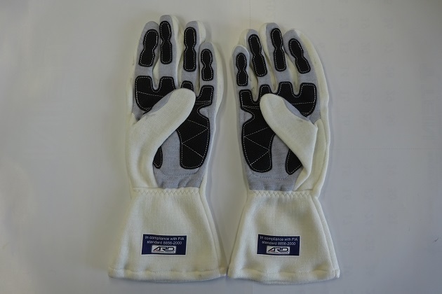 *. new goods * unused *.ARD racing glove white size :LL control number :③