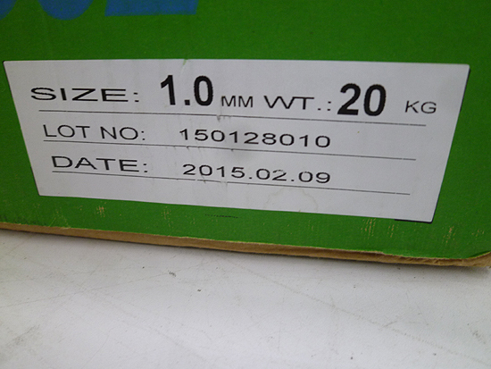  保管未使用 廣泰金属 マグ溶接用ソリッドワイヤ KM-56Z 1.0mm 20kg 札幌 北20条店_画像3