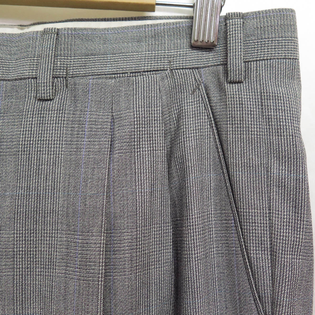 Brioni Wool Glen Plaid Double Breasted Suit 2piece ブリオーニ ウール グレンチェック ダブルブレスト スーツ セットアップ_柄が一致した非常に丁寧な仕立てです。