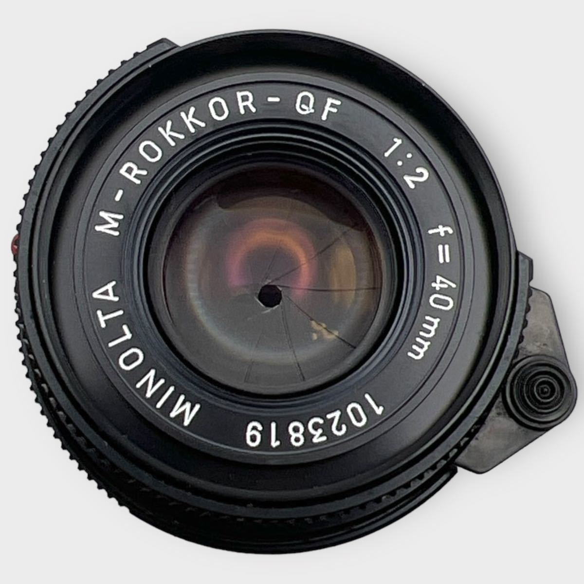 ミノルタ ライツ CL 一眼レフカメラ レンズ M-ROKKOR-QF 40mm F:2 ジャンク LEITZ MINOLTA _画像6