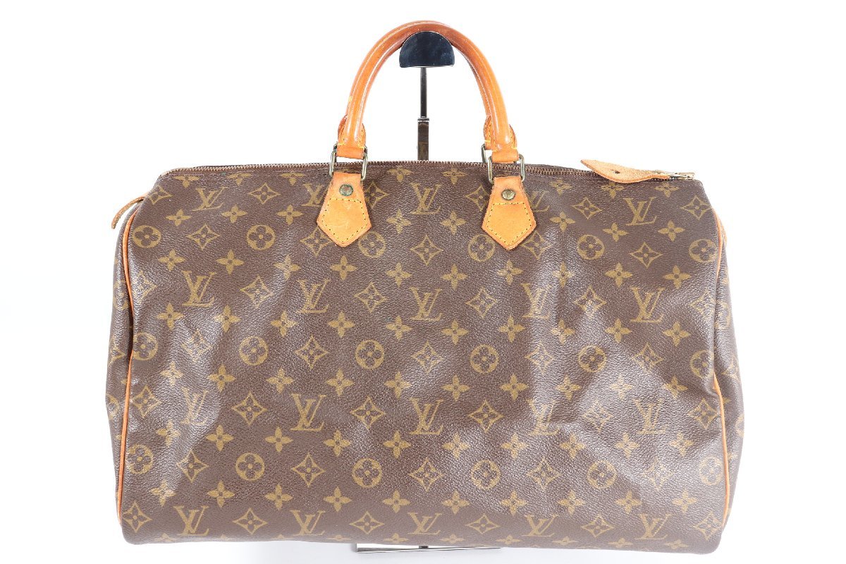 LOUIS VUITTON ルイヴィトン LV モノグラム スピーディ40 ハンドバッグ ミニボストン 手提げ レディース トラベル 旅行 0906-TE_画像1