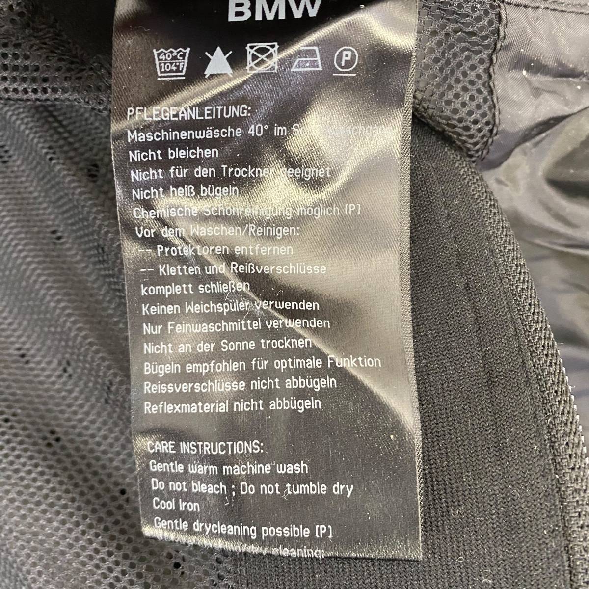 【即決】 BMW ビーエムダブリュー ナイロンジャケット 黒系 ブラック系 サイズ46　6498-100_画像6