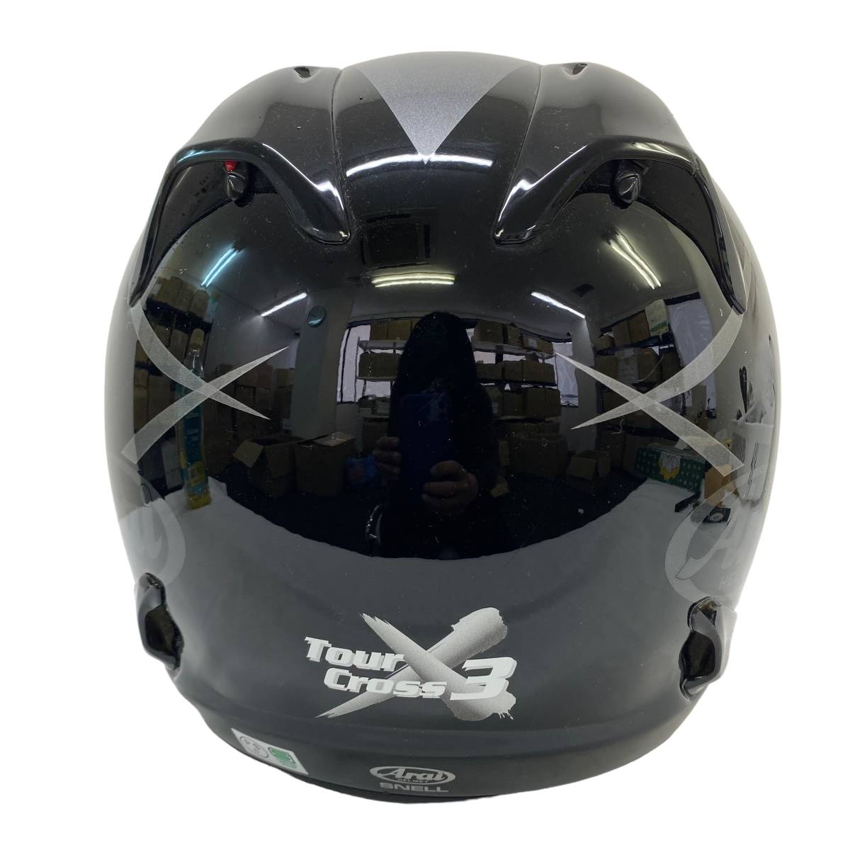 【即決】 Arai アライ オフロードヘルメットTOUR CROSS 3 ツアークロス3 CONTRAST コントラスト 黒系 ブラック系 XLサイズ 6660-100の画像6