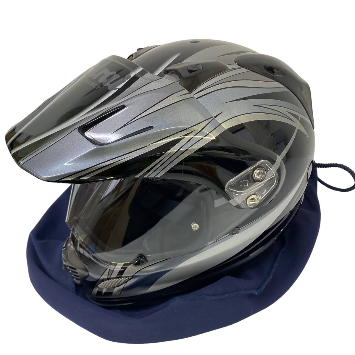 【即決】 Arai アライ オフロードヘルメットTOUR CROSS 3 ツアークロス3 CONTRAST コントラスト 黒系 ブラック系 XLサイズ 6660-100の画像1