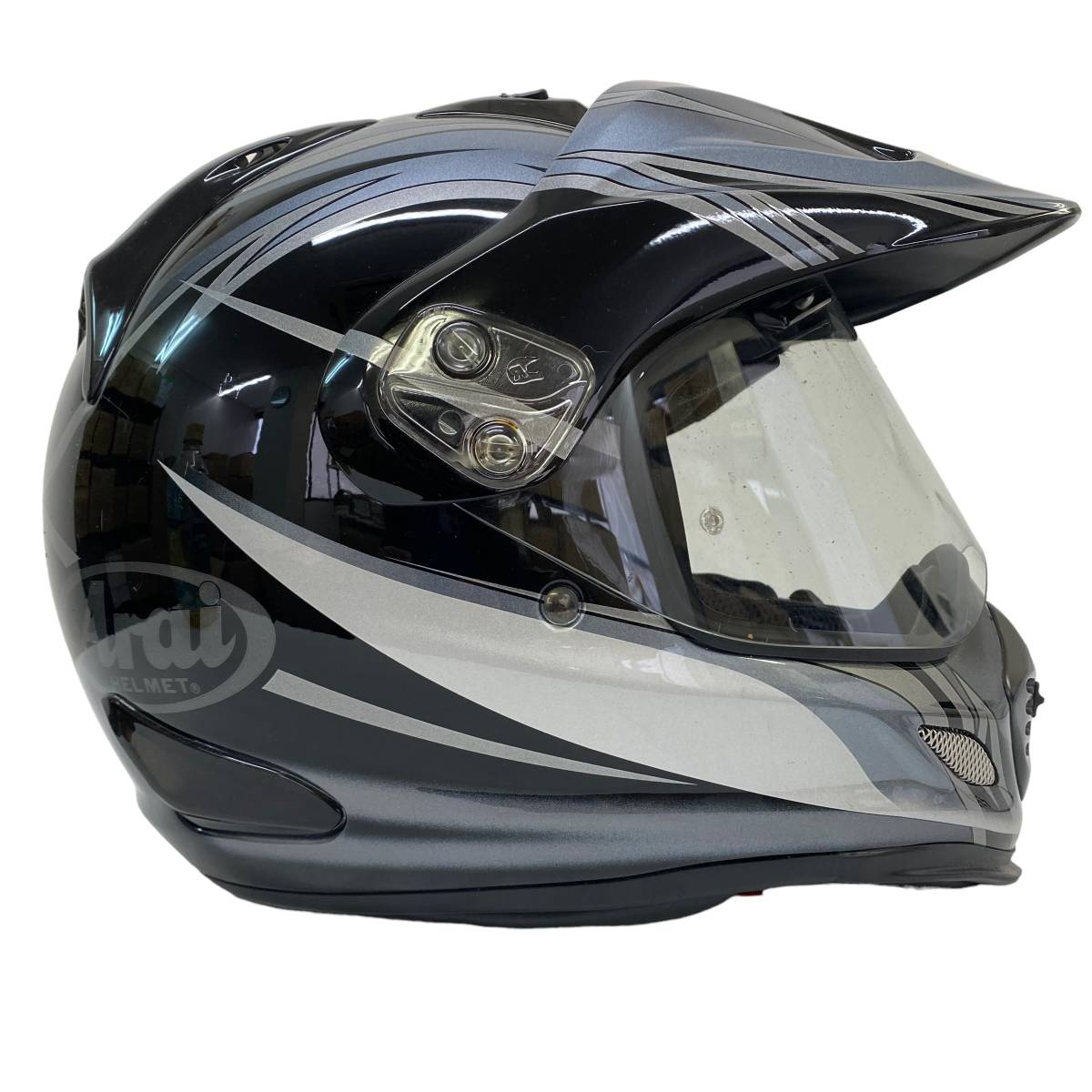 【即決】 Arai アライ オフロードヘルメットTOUR CROSS 3 ツアークロス3 CONTRAST コントラスト 黒系 ブラック系 XLサイズ 6660-100の画像4