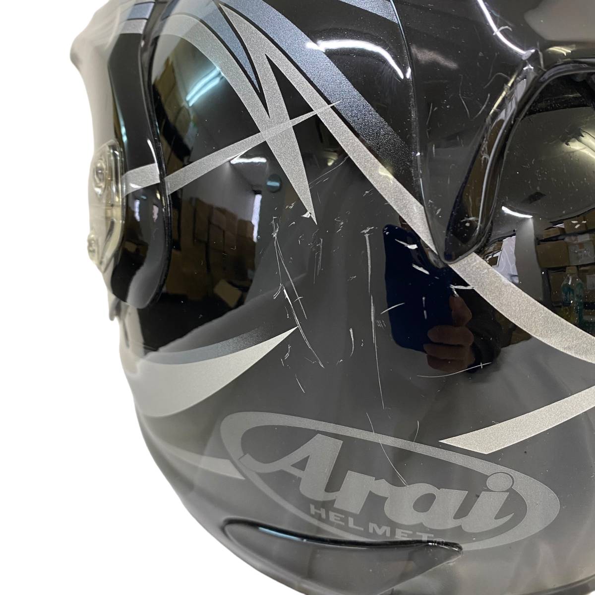 【即決】 Arai アライ オフロードヘルメットTOUR CROSS 3 ツアークロス3 CONTRAST コントラスト 黒系 ブラック系 XLサイズ　6660-100_画像9