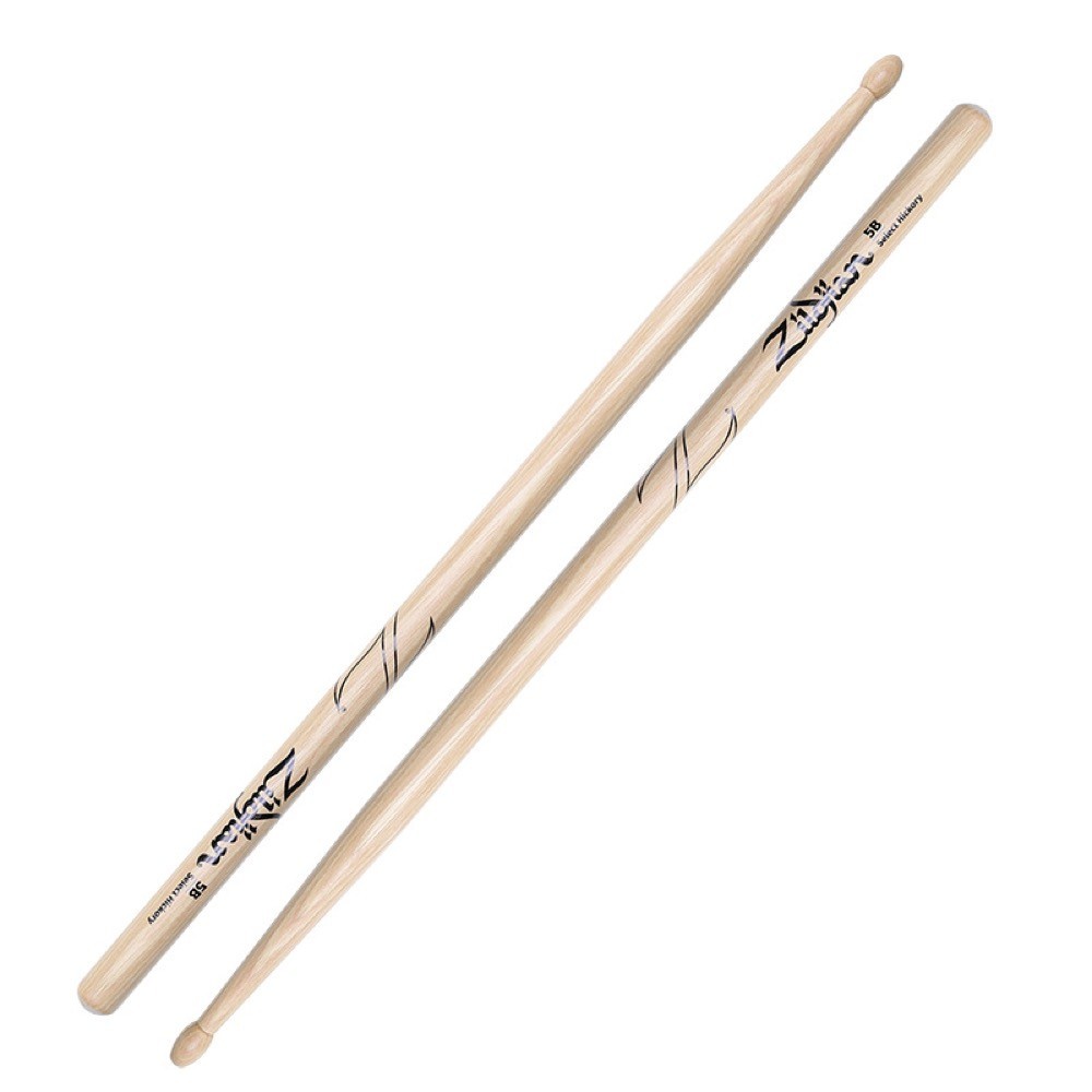 ジルジャン スティック ZILDJIAN LAZLZ5B Hickory Series 5B WOOD NATURAL DRUMSTICK ドラムスティック_画像1