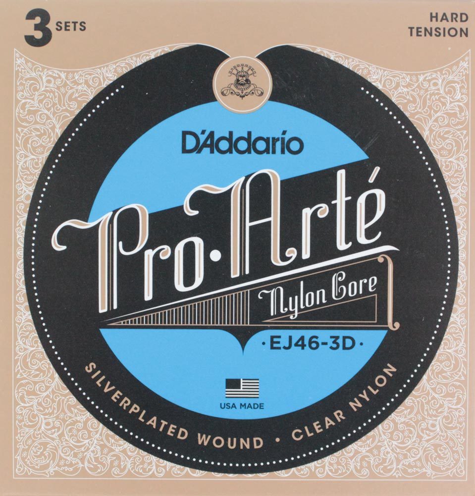 ダダリオ D'Addario Pro-Arte EJ46-3D クラシックギター弦 3セットパック×2パック（6SET）_画像1