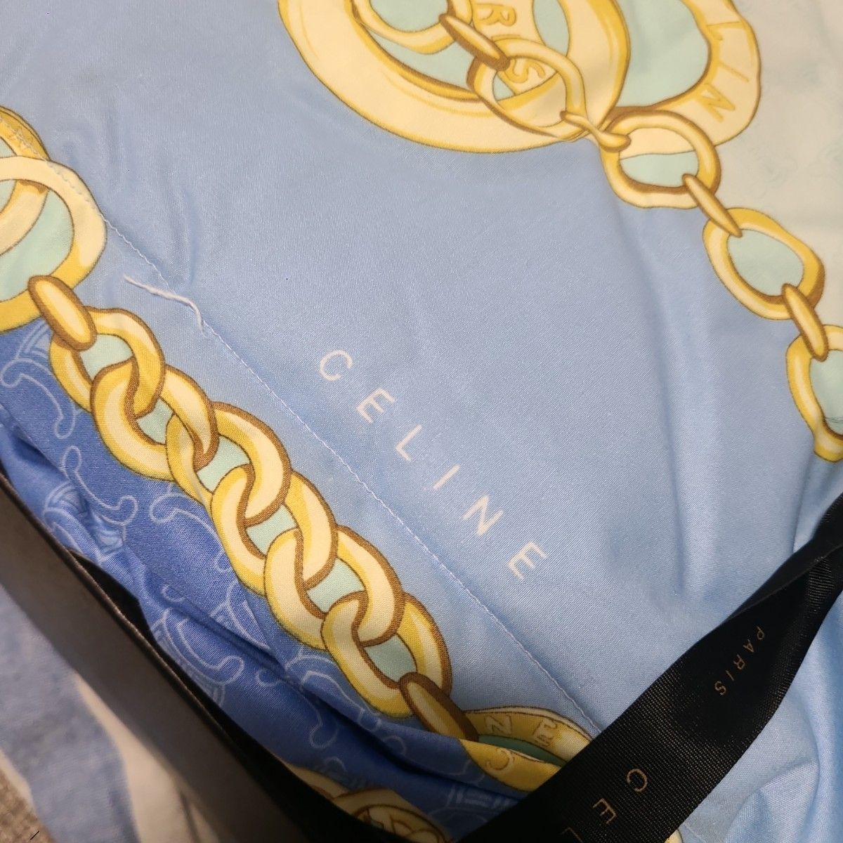 未使用　CELINE　セリーヌ　羽毛　肌掛け布団　布団　ウォッシャブルダウンケット