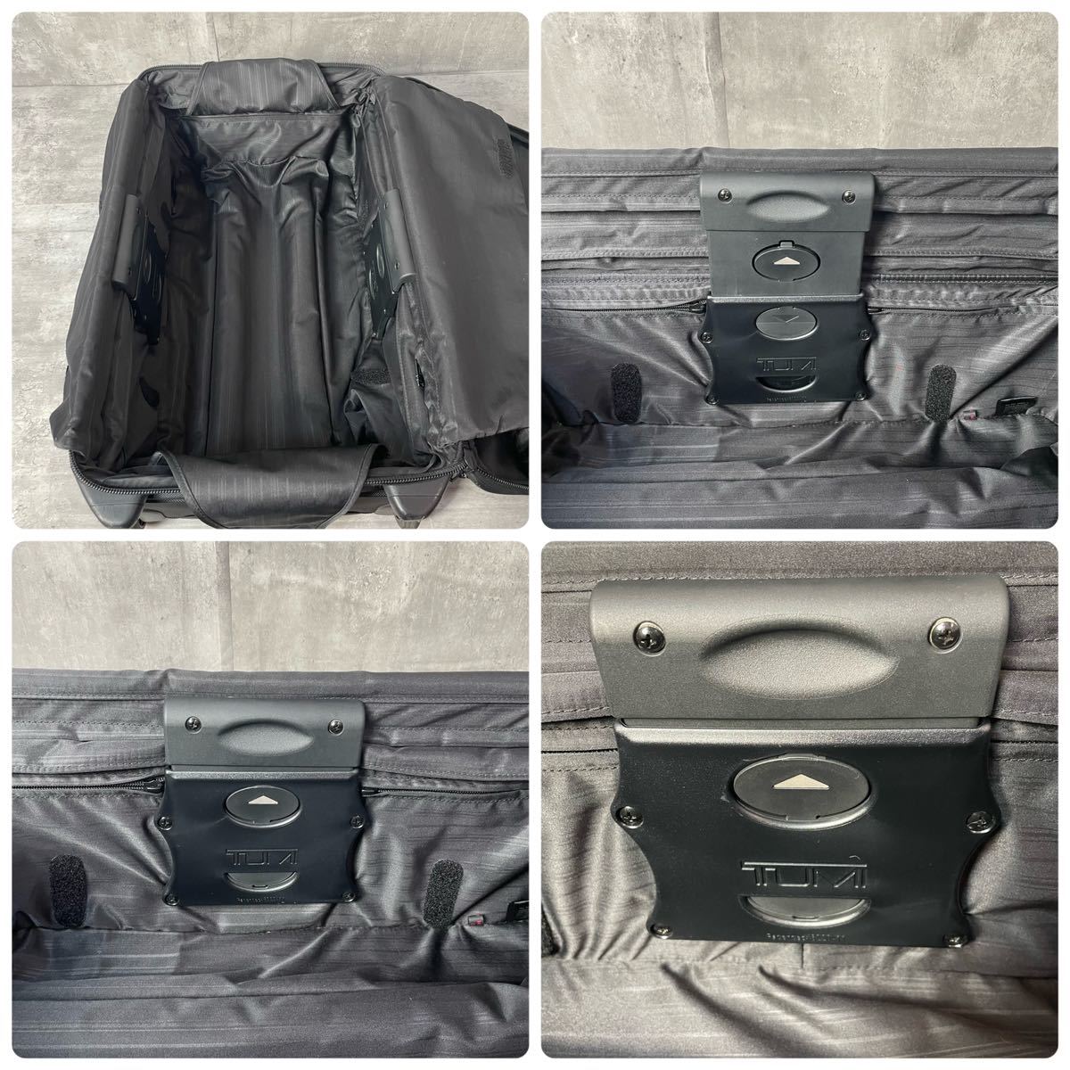 TUMI トゥミ 22022DH 容量可変型　キャリーケース　ビジネスバッグ スーツケース キャリーバッグ 旅行 黒 _画像9