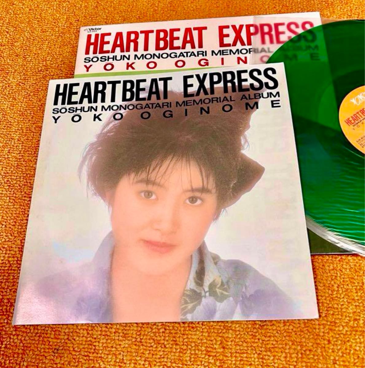 荻野目洋子　限定盤アルバムHEARTBEAT EXPRESS 早春物語 LP