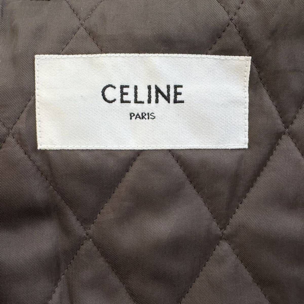 CELINE 21AW ディアスキンレザーブルゾン : エディスリマン エディ期 バイカー テディジャケット 44648 ディオールオムサンローラン_画像5