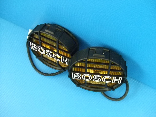 当時物 新品 BOSCH160 丸型 16cm フォグランプ H3バルブ 上付け装着 ボッシュ 旧車 昭和 レトロ ビンテージ イエローレンズ 高速有鉛 1_画像3