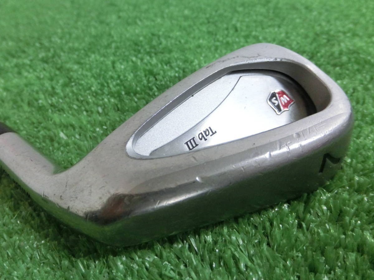 ♪Wilson ウィルソン Wilson Staff TabⅢ / 7番 アイアン 単品 純正スチールシャフト N.S.PRO 850GH FLEX-R ♪M1910_画像7