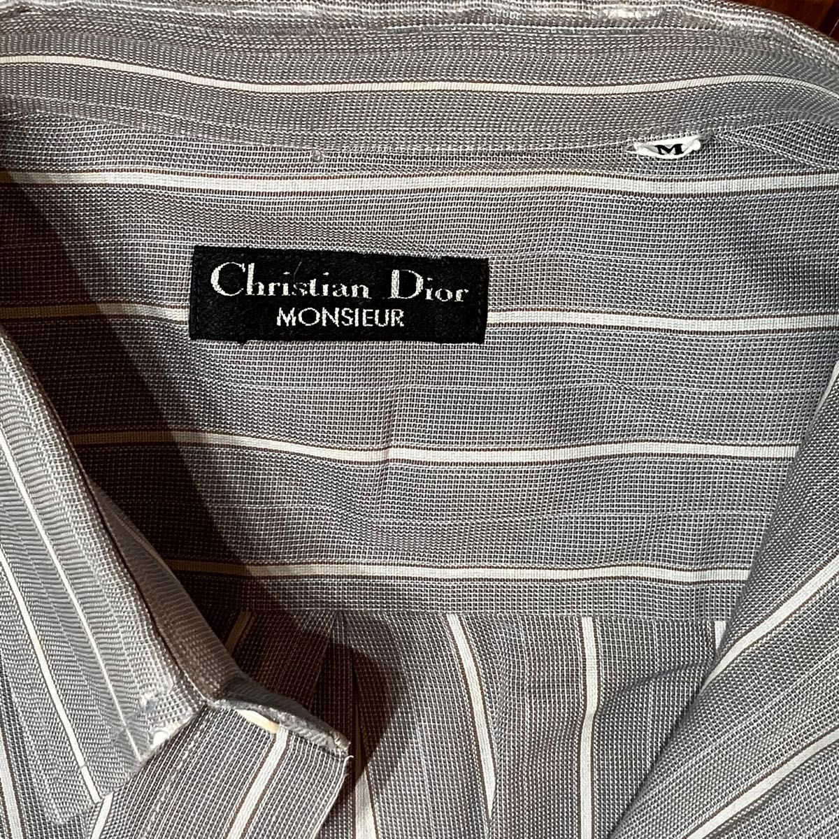 【複数割】クリスチャンディオール　Dior 長袖ワイシャツ　M