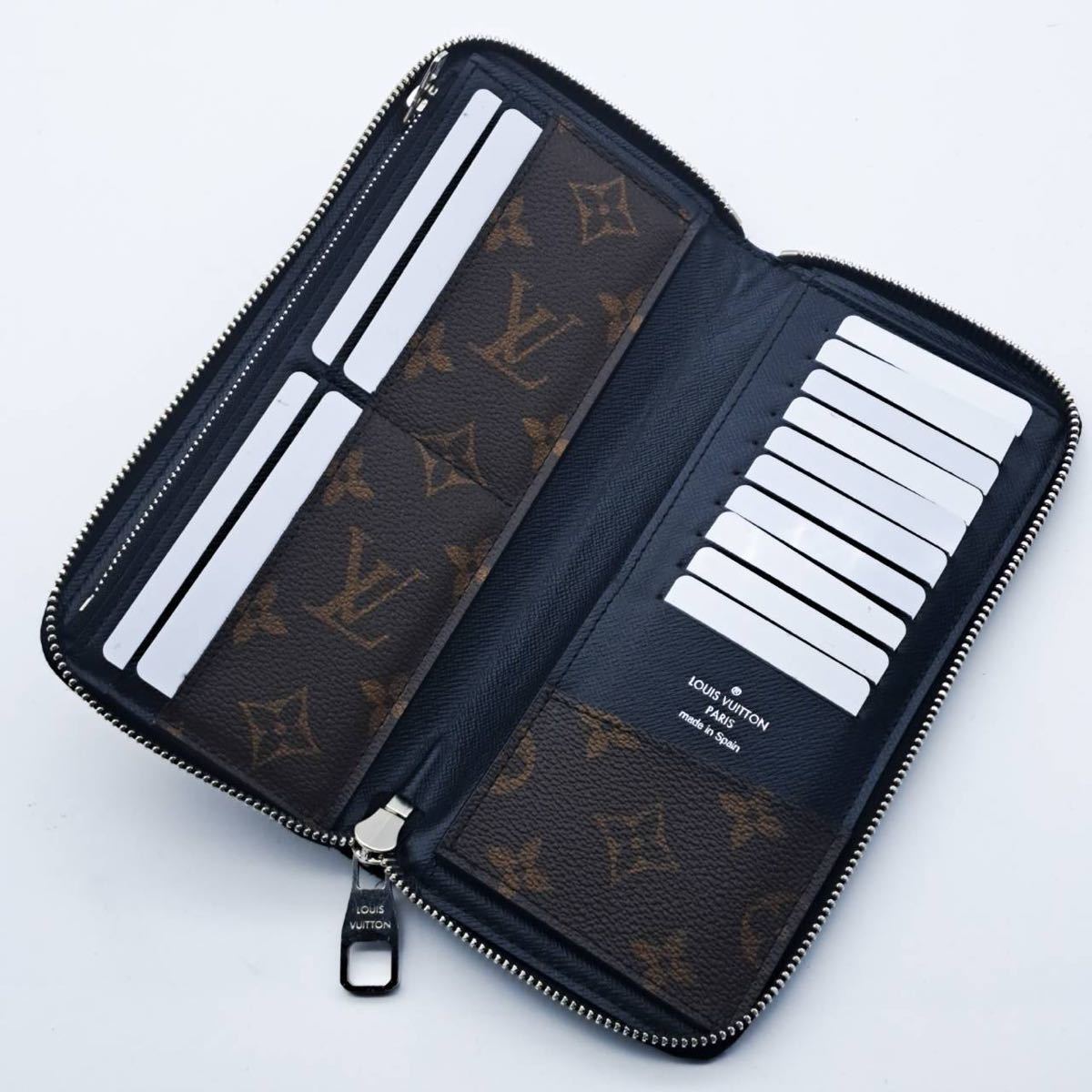 LOUIS VUITTON 新型モノグラム マカサージッピーウォレット ヴェルティカル 長財布 ラウンドファスナーラウンドジップルイヴィトン _画像3