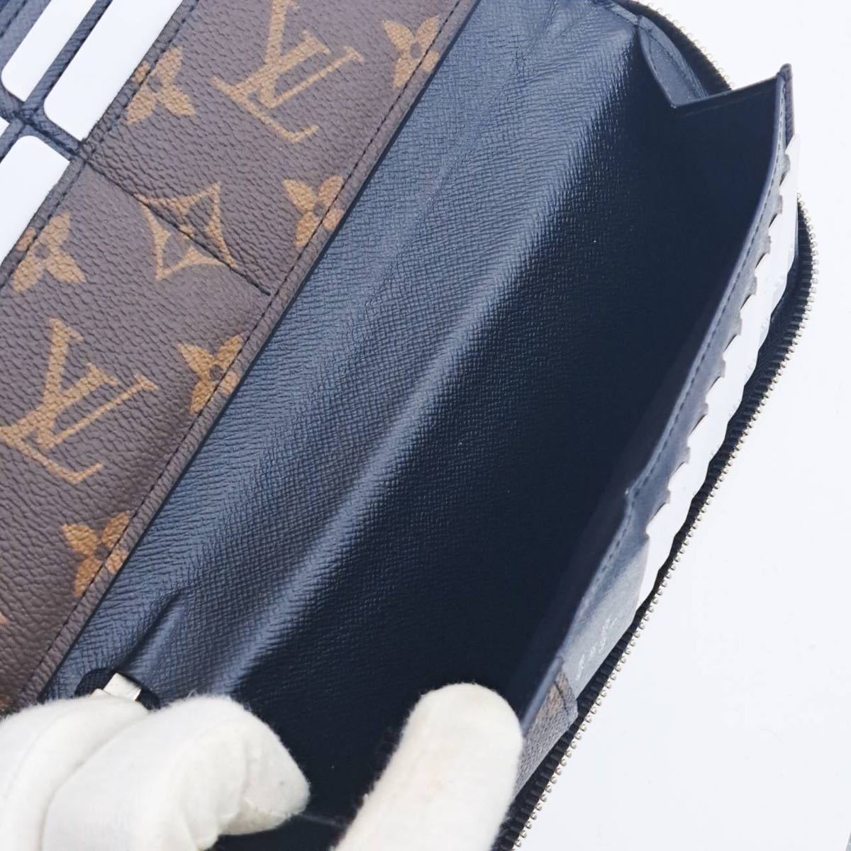 LOUIS VUITTON 新型モノグラム マカサージッピーウォレット ヴェルティカル 長財布 ラウンドファスナーラウンドジップルイヴィトン _画像4