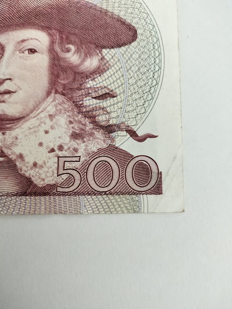 A 1916.スウェーデン1枚紙幣 外国紙幣 _画像3
