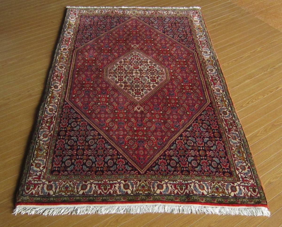 大人気 【165ｘ114】イラン・ビジャー産ペルシャ絨毯□1171-100