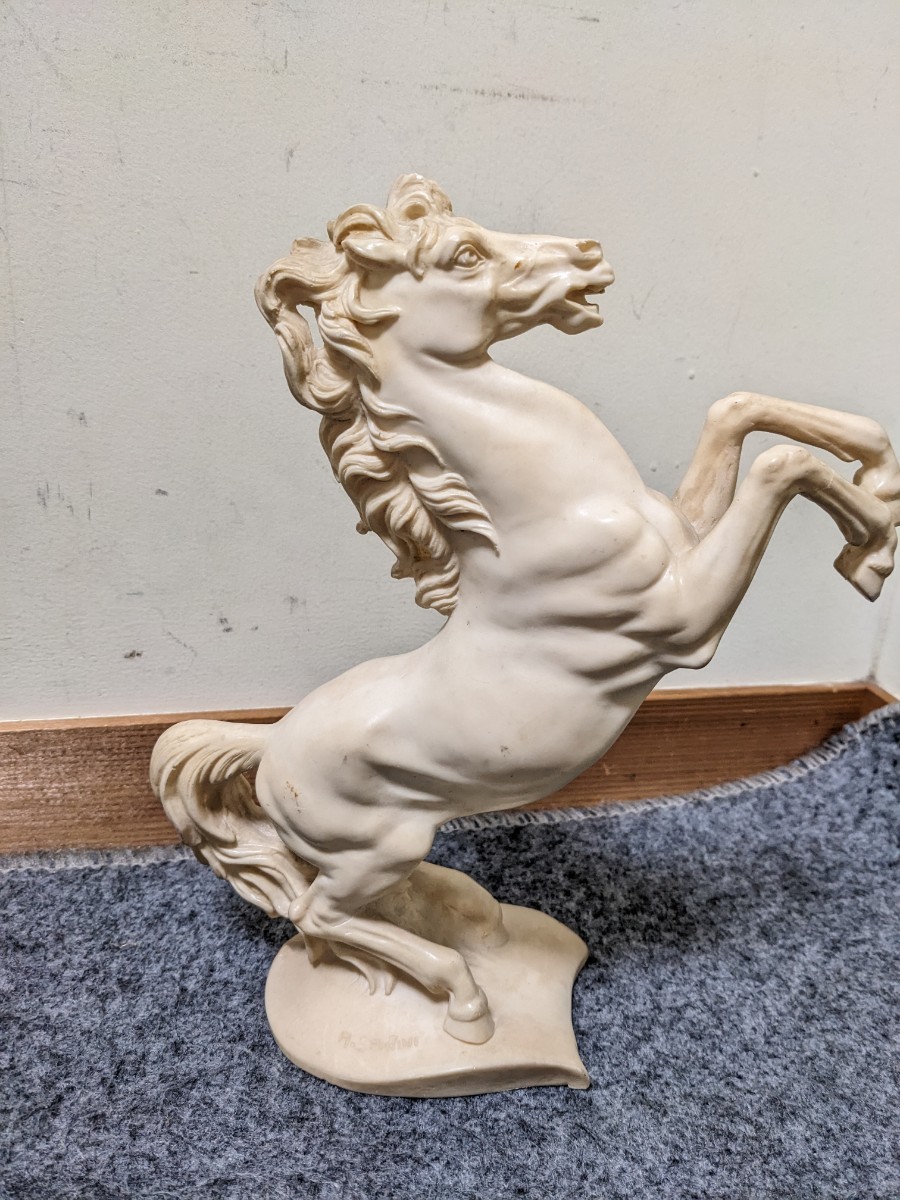 A.SANTINI アンテルマ・サンティーニ 西洋美術 馬の彫刻 オブジェ_画像1