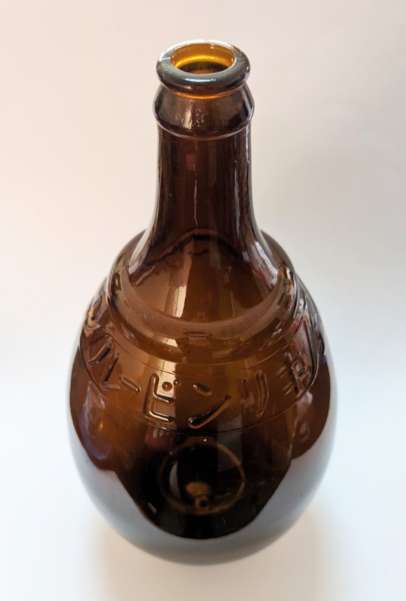 戦前 キリンビール ガラス瓶 空き瓶 麒麟ビール インテリア オブジェ レトロ アンティーク ヴィンテージ_画像3