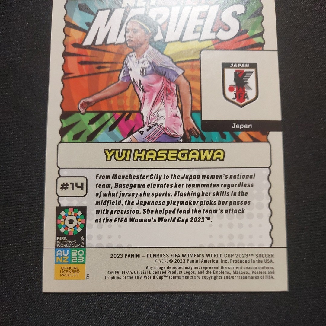 長谷川唯 /99 Blue Panini Donruss FIFA Women's World Cup 2023 パラレルカード なでしこジャパン_画像10