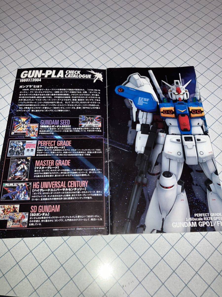 バンダイ 1980→2004 ガンプラチェックカタログ オールカラー全51ページ 機動戦士ガンダム BANDAI GUN-PLA CHECK CATALOGUE_画像3