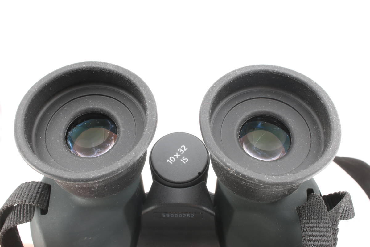 【美品】Canon キャノン 10×32 IS イメージスタビライザー 双眼鏡 防振双眼鏡 手ぶれ補正双眼鏡 望遠 試合観戦 動作品_画像9