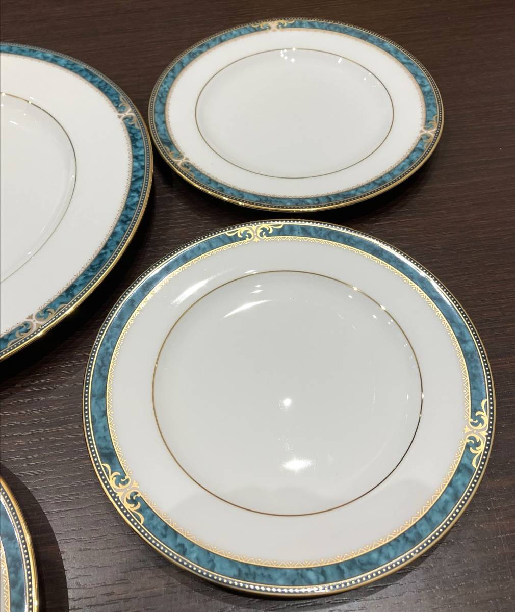 #11102　Noritake ノリタケ ESSEX COURT エセックスコート 4727 プレート 皿 洋食器 6枚_画像5