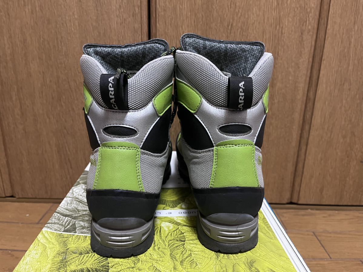 1円スタート SCARPA スカルパ トレッキングブーツ CHARMOZ GTX Wmn SILVER/KIWI 38サイズ 71030G 登山靴 ゴアテックス_画像7