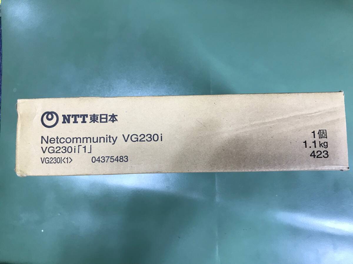 未使用品(^▽^)/ 22年製 NTT VG230i (1) Netcommunity ひかり電話アダプター 【NW-1004】_画像1