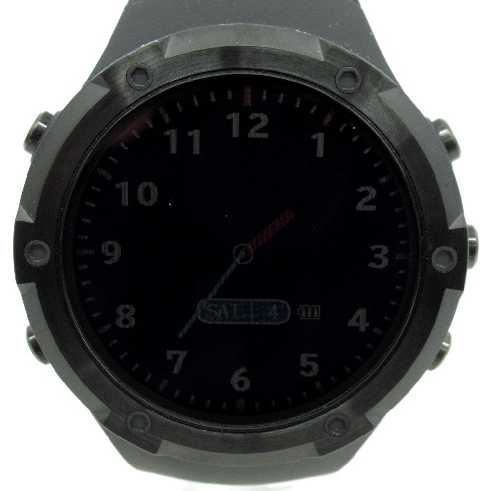 KR220012 ショットナビ スマートウォッチ 腕時計型GPSナビ EVOLVE PRO ユニセックス Shot Navi 中古