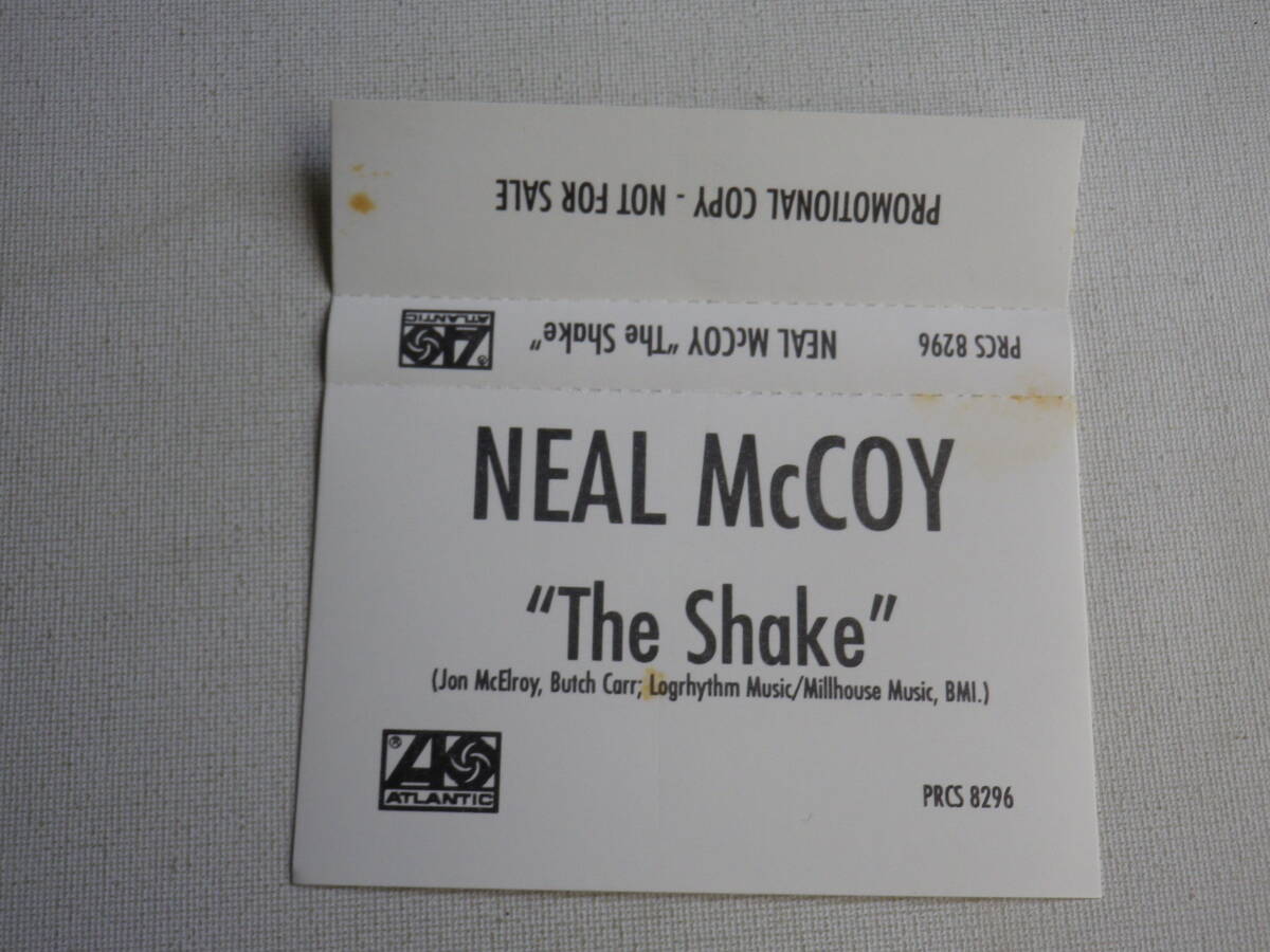◆カセット◆非売品プロモ ニールマッコイ NEAL McCOY / The Shake   中古カセットテープ多数出品中！の画像6