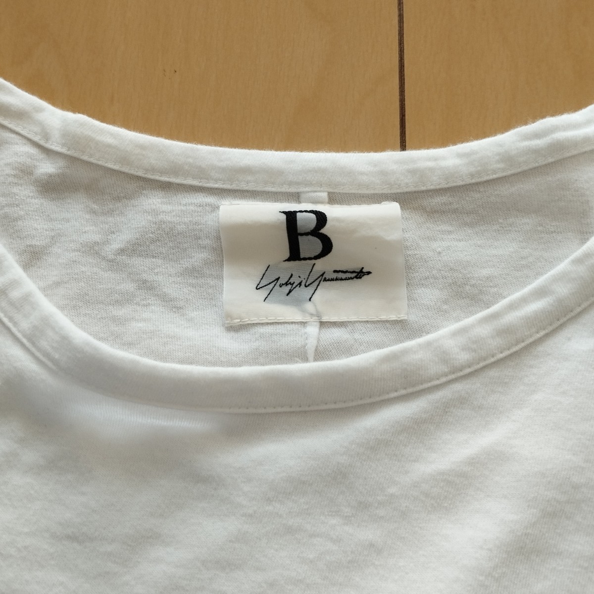  sending 230*B yohji yamamoto Be Yohji Yamamoto big shirt men's long T T-shirt lady's 1370 prompt decision wise white white Logo 