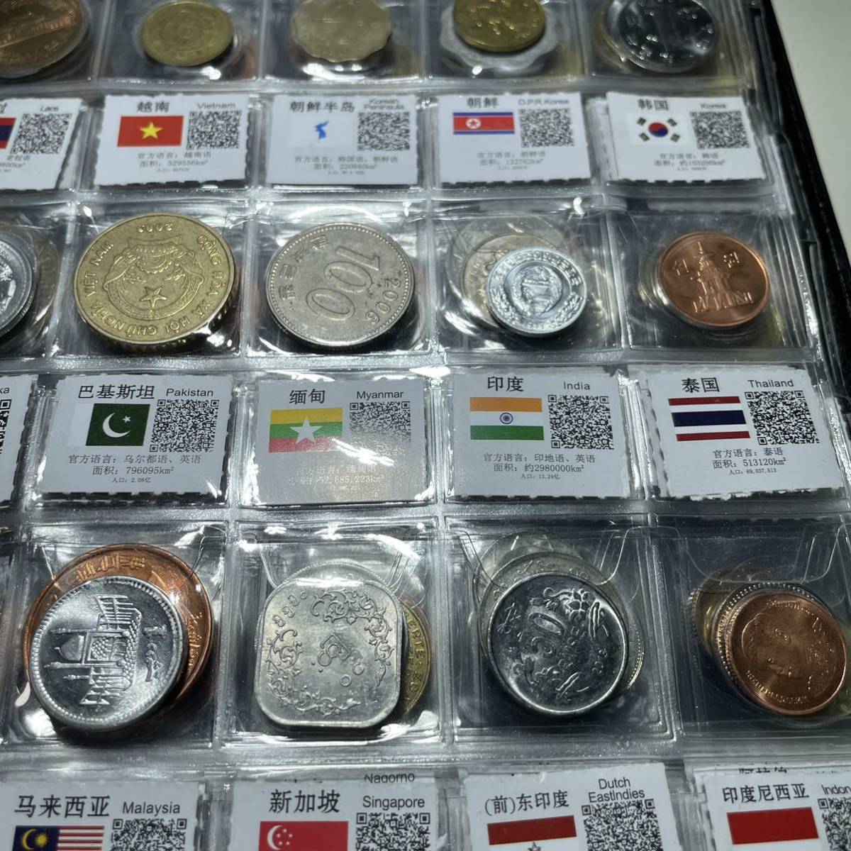 120カ国のコイン収蔵 大量120枚 アルバムセット 世界の硬貨・古銭　まとめ　_画像6