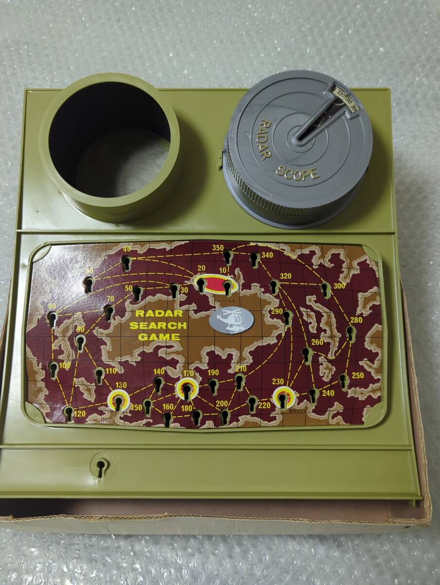  Epo k company radar search game Showa Retro that time thing National with battery ( operation not yet verification goods )