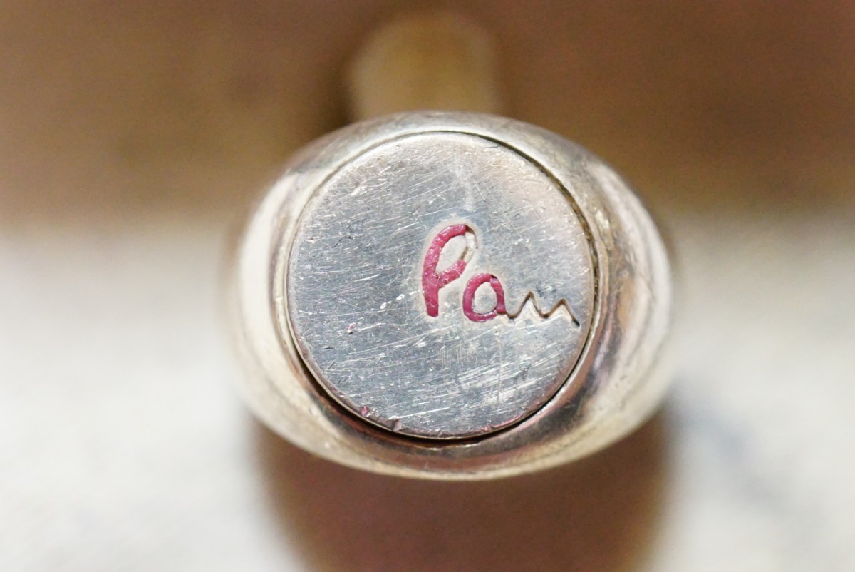1301 Paul Smith/ポール・スミス 海外製 ブランド リング 指輪 ヴィンテージ アクセサリー SILVER 925刻印 アンティーク 装飾品の画像1