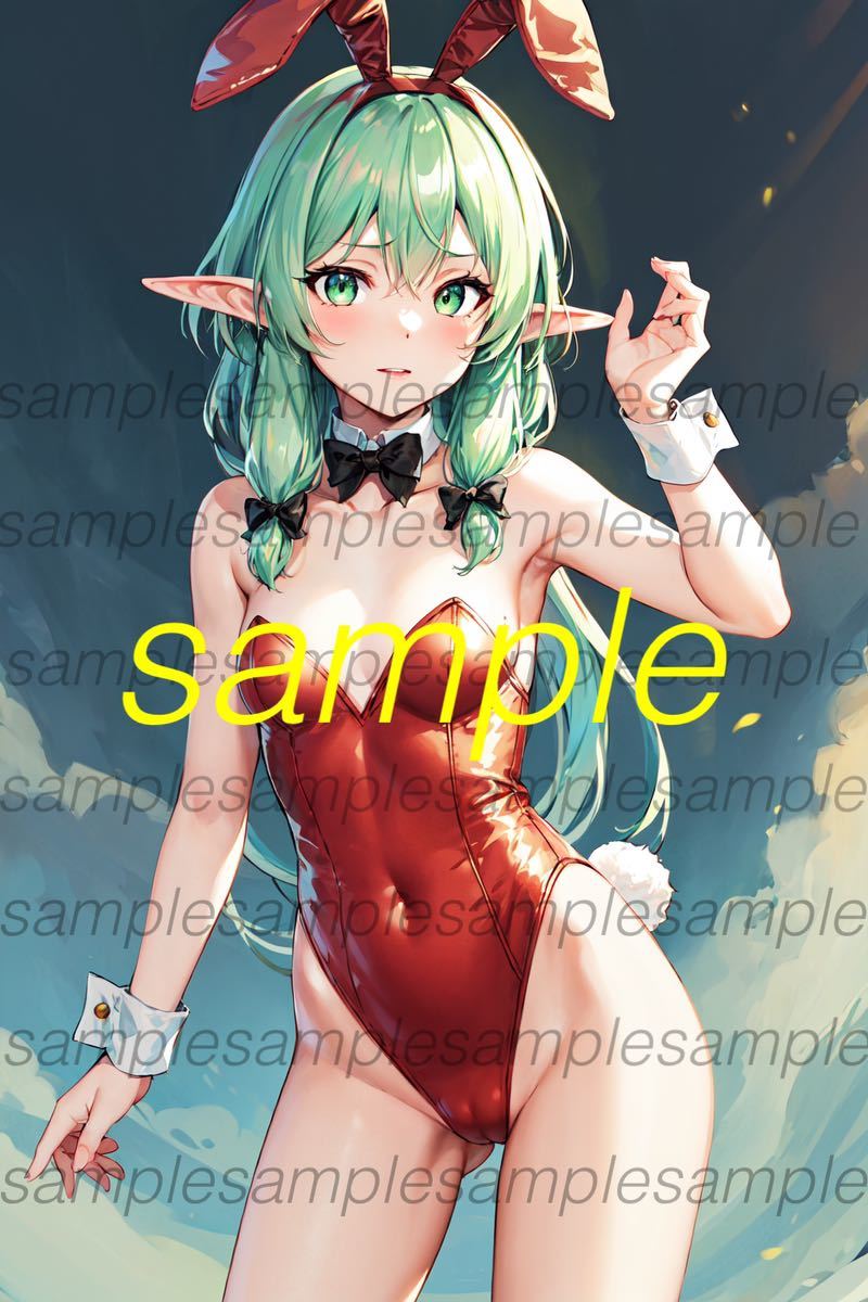 ☆ High Elf Archer/ Goblin Slayer ゴブリンスレイヤー 高画質 高品質 A4サイズ アート ポスター セクシー 同人 巨乳 美尻 下着 _画像1