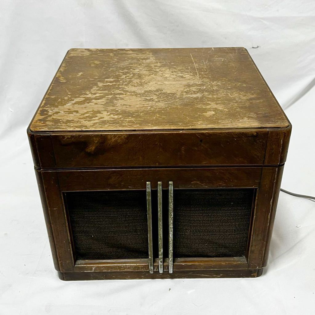 Columbia コロンビア Model No. 117E Viva-tonal Grafonola 蓄音機 通電確認済 現状品_画像8