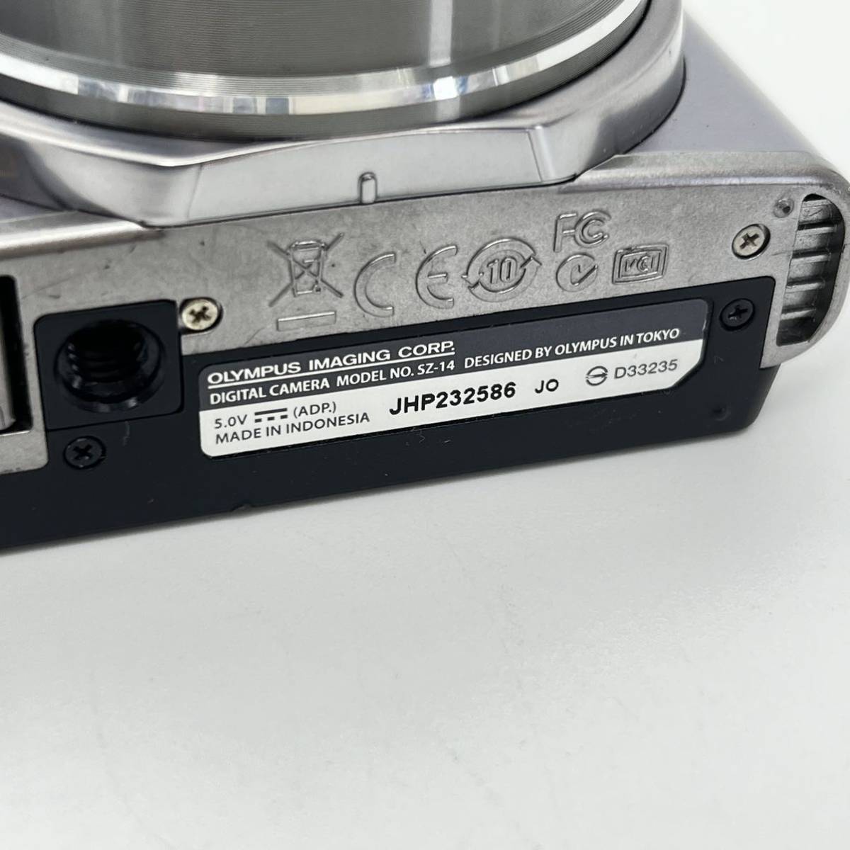 OLYMPUS オリンパス SZ-14 1:3.0-6.9 4.5-108.0mm コンパクトデジタルカメラ シルバー 通電確認済 現状品_画像6