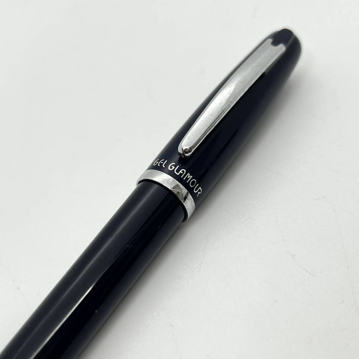 PLATINUM プラチナ GEL GLAMOUR 300 ボールペン 2本セット ブラック ネイビー 筆記用具 現状品_画像3