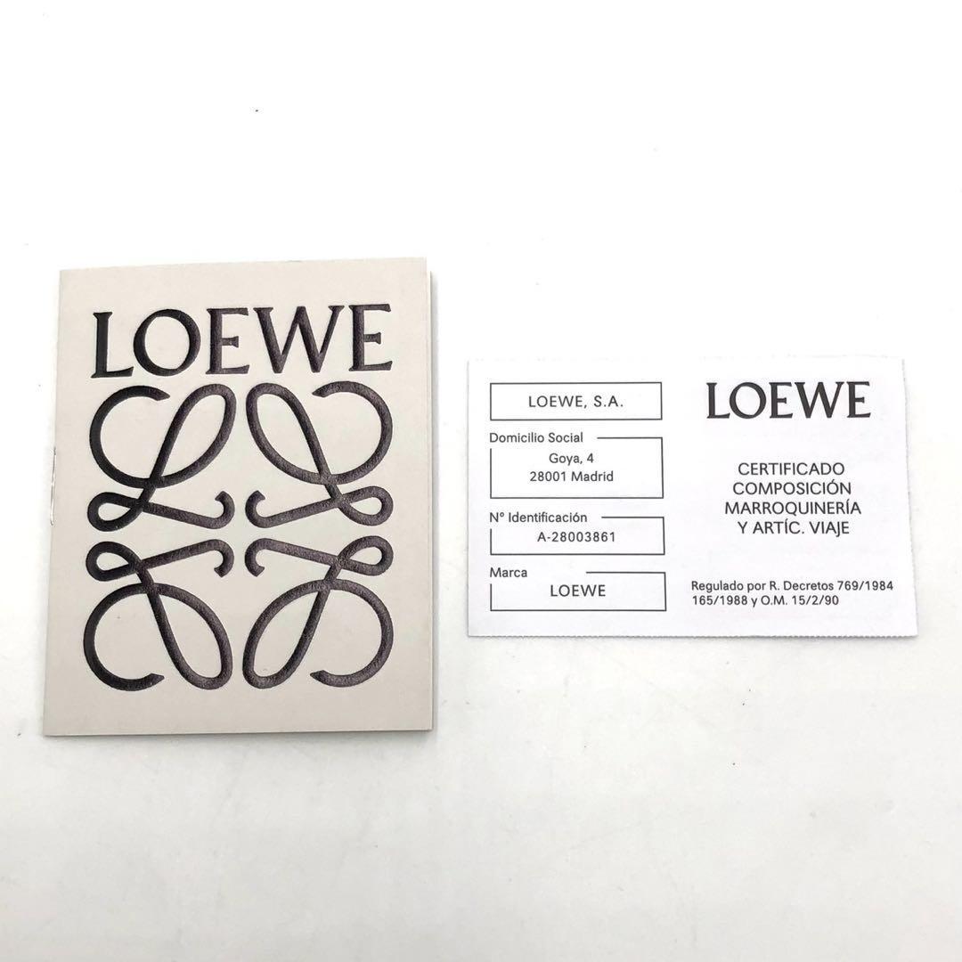 極美品］ロエベ LOEWE パズル レース ジップ アラウンド ステッチ ラウンドファスナー ラウンドジップ 長財布 ブラウン レザーの画像10