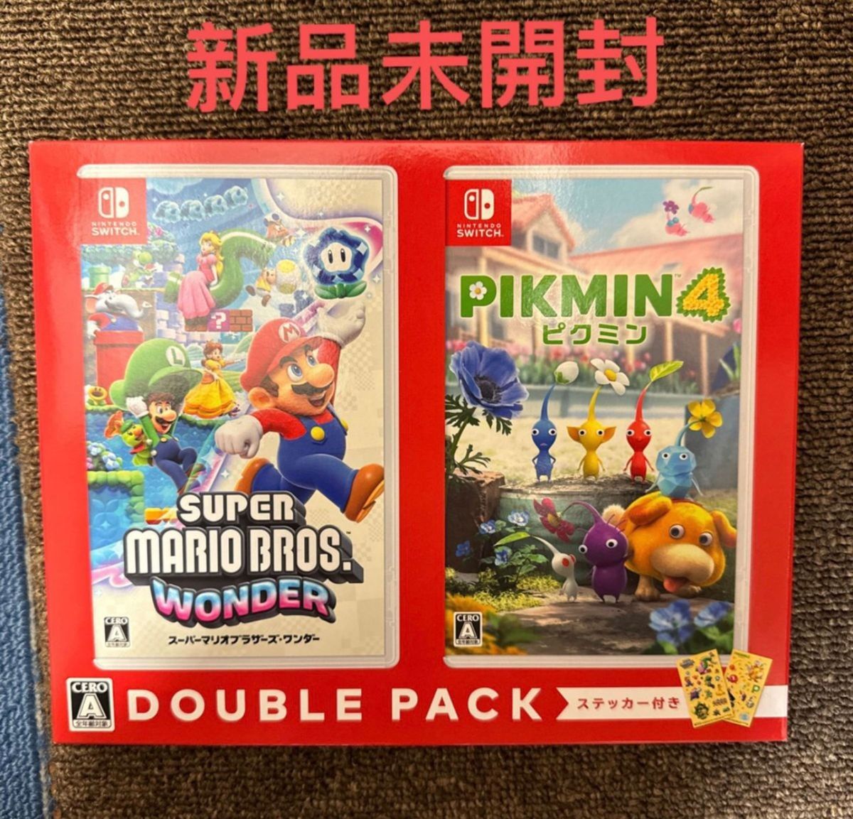 Nintendo Switch スーパーマリオブラザーズ ワンダー ピクミン4 ダブルパック