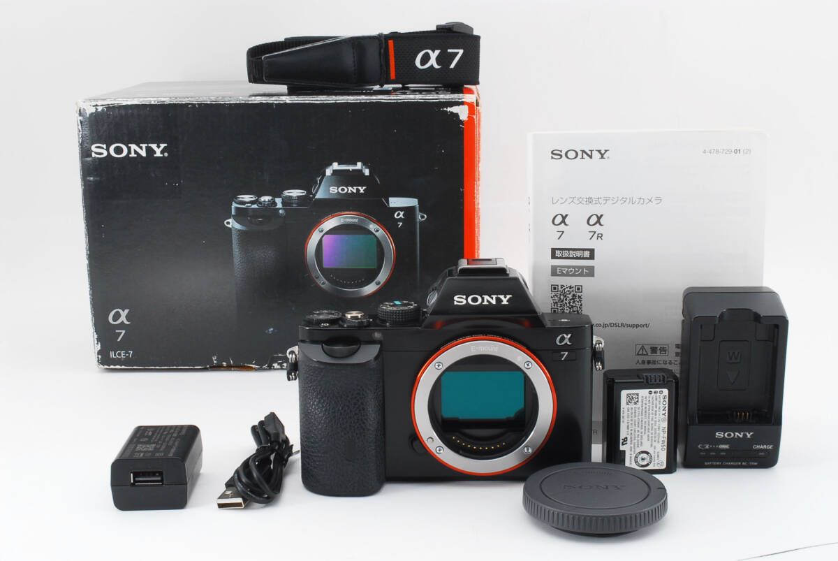 ソニー SONY α7 ILCE-7 ボディ 初代 【ショット数23,422回・付属品充実】 #506017