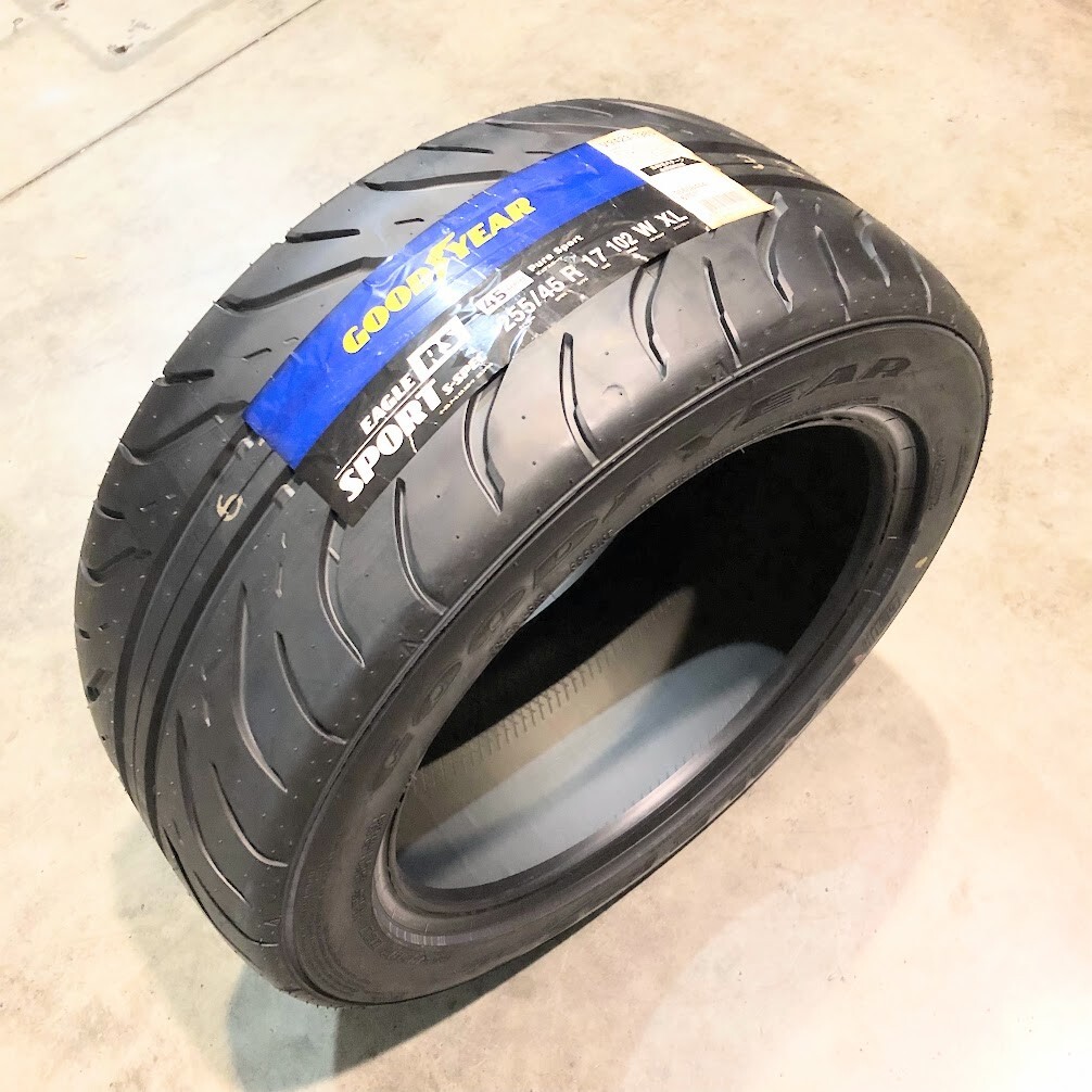 保管袋付 期間限定(IK156.17) 送料無料 [4本セット] GOODYEAR EAG RS SPT S-SPEC 　255/45R17 102W 2020年以降製造 255/45/17 夏タイヤ_画像1