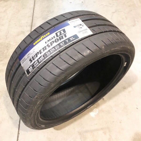 保管袋付 (IK297.7) 送料無料 [4本セット] GOODYEAR EAG F1 SUPERSPORT 255/35ZR20 97Y 2020年以降製造 255/35R20 255/35/20 夏タイヤ_画像1