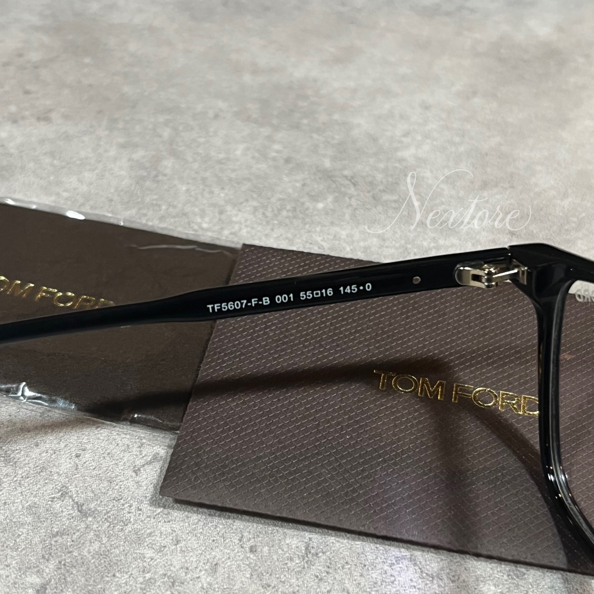 正規品 新品 トムフォード TF5607FB 001 メガネ サングラス 眼鏡 アイウェア TOMFORD_画像4