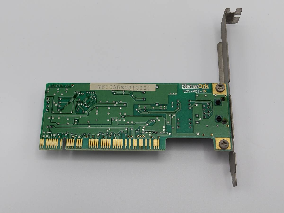 1円 BUFFALO PC98-NX PC-9821 DOS/V PCIバス LANカード LGY-PCI-TR Windows95 WindowsNT対応【5412】_画像3