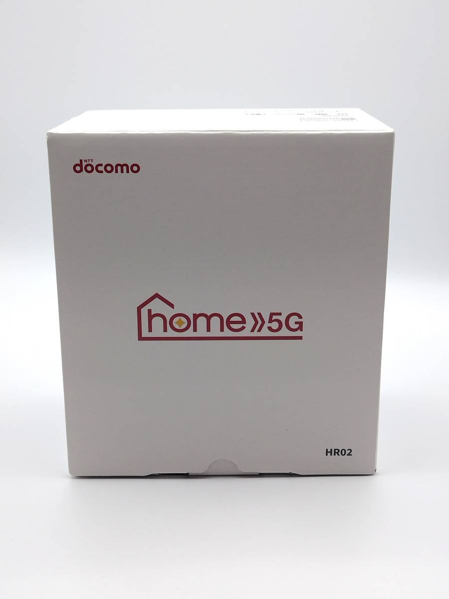 未使用 docomo ホームルーター home 5G HR02 ダークグレー 判定〇 IMEI:355996483503579【5380】_画像1